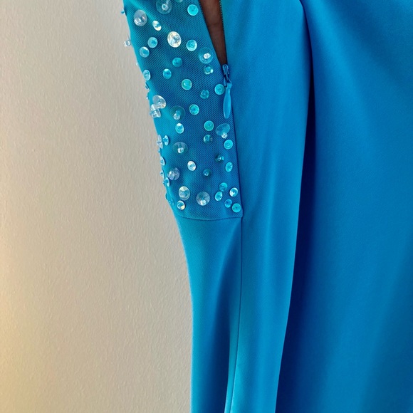 Beautiful turquoise sequinned dress 👗 - Picture 5 of 6